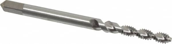 Interstate - #5-40 UNC 2 Flute 2B/3B Bottoming Spiral Flute Tap - High Speed Steel, Bright Finish, 1-15/16" OAL, Right Hand Flute, Right Hand Thread, H2 - Makers Industrial Supply