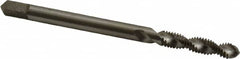 Interstate - #6-40 UNF 2 Flute Modified Bottoming Spiral Flute Tap - High Speed Steel, Bright Finish, 2" OAL, Right Hand Flute, Right Hand Thread, H3 - Makers Industrial Supply