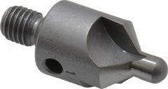 Made in USA - 2-1/2" OAL, 1/2" Head Diam, 3 Flute, 100° Incl Angle, Integral Pilot, Adjustable Stop Countersink - Makers Industrial Supply