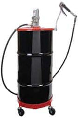 Lincoln - Grease Lubrication 5 Cu In/min Flow Aluminum Air-Operated Pump - For 120 Lb Container - Makers Industrial Supply