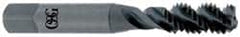 OSG - #5-40 UNC 2 Flute 2B Bottoming Spiral Flute Tap - High Speed Steel, Oxide Finish, 1-15/16" OAL, Right Hand Flute, Right Hand Thread - Makers Industrial Supply