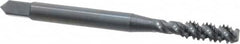 OSG - #10-24 UNC 3 Flute 2B Bottoming Spiral Flute Tap - High Speed Steel, Oxide Finish, 2-3/8" OAL, Right Hand Flute, Right Hand Thread, Series 298 - Makers Industrial Supply