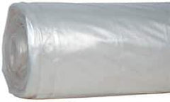 Value Collection - 100' Long x 20' Wide Polyethylene Tarp & Dust Cover - Clear, 4 mil Thickness - Makers Industrial Supply