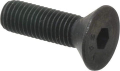 Value Collection - 1/4-28 UNF Hex Socket Drive, 82° Flat Screw - Alloy Steel, Black Oxide Finish, Fully Threaded, 7/8" OAL - Makers Industrial Supply