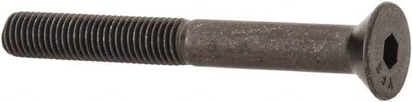 Value Collection - 1/4-28 UNF Hex Socket Drive, 82° Flat Screw - Alloy Steel, Black Oxide Finish, Partially Threaded, 2-1/4" OAL - Makers Industrial Supply