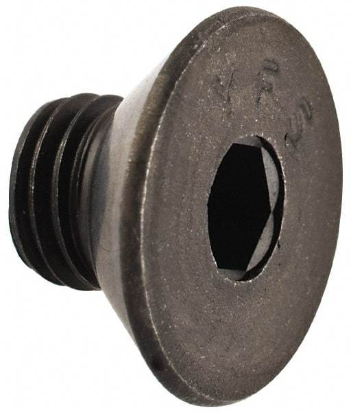 Value Collection - 5/16-24 UNF Hex Socket Drive, 82° Flat Screw - Alloy Steel, Black Oxide Finish, Fully Threaded, 3/8" OAL - Makers Industrial Supply