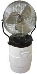 TPI - 18" Fan, 5,750 CFM, 1/8 hp Misting Cooler - 1 Speed, 1 Phase, 120 Volts, 2.2 Amps - Makers Industrial Supply