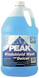 Peak - Water-Based Solution Windshield Washer Fluid - 1 Gal Bottle - Makers Industrial Supply