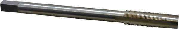 Interstate - 3/4-16 UNF, 4 Flutes, Bright Finish, High Speed Steel, Nut Tap - 9" Overall Length, 2-1/2" Thread Length - Exact Industrial Supply