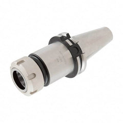 Iscar - 10mm to 34mm Capacity, 100mm Projection, DIN69871-50 Taper Shank, ER50 Collet Chuck - 0.0001" TIR, Through-Spindle & DIN Flange Coolant - Exact Industrial Supply