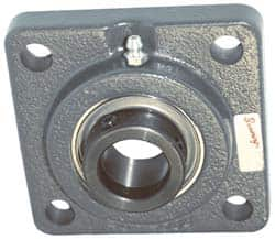 Browning - 1-1/2" ID, 5-1/8" OAL x 5-1/8" OAH 4-Bolt Flange - 4,467 Lb Static Cap, 7,340 Lb Dyn Cap, 4" Btw Mnt Hole Ctrs, Cast Iron - Makers Industrial Supply