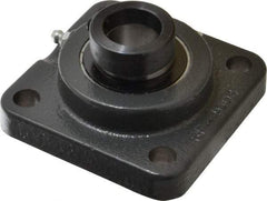 Browning - 1" ID, 3-3/4" OAL x 3-3/4" OAH 4-Bolt Flange - 1,651 Lb Static Cap, 2,801 Lb Dyn Cap, 2-3/4" Btw Mnt Hole Ctrs, Cast Iron - Makers Industrial Supply