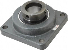 Browning - 2" ID, 6-3/8" OAL x 6-3/8" OAH 4-Bolt Flange - 6,601 Lb Static Cap, 9,752 Lb Dyn Cap, 5-1/8" Btw Mnt Hole Ctrs, Cast Iron - Makers Industrial Supply