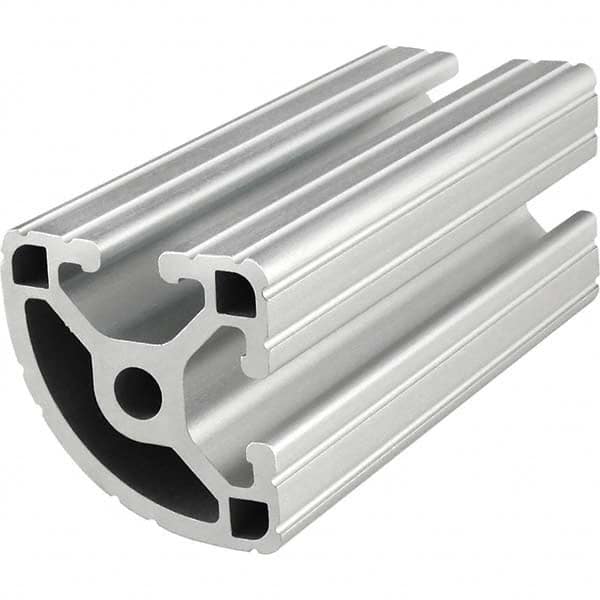 80/20 Inc. - 1-1/2" Wide x 1-1/2" High x 145" Long Open Shelving Round Extrusion Bar - Makers Industrial Supply