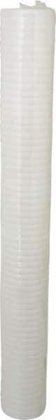 Parker - 2-1/2" OD, 1µ, Polyolefin Thermal Bonded Cartridge Filter - 20" Long - Makers Industrial Supply