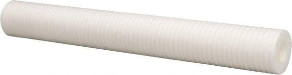 Parker - 2-1/2" OD, 100µ, Polyolefin Thermal Bonded Cartridge Filter - 20" Long - Makers Industrial Supply