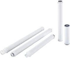 Parker - 2-1/2" OD, 30µ, Polypropylene Pleated-Melt Blown & Spun Bonded Cartridge Filter - 10" Long - Makers Industrial Supply