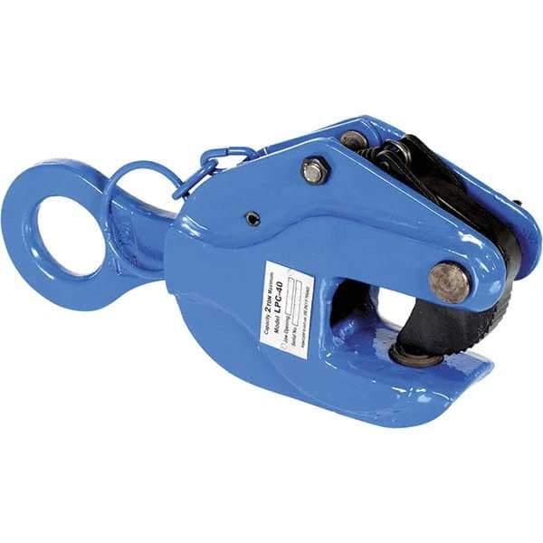 Vestil - 4,000 Lbs. Load Capacity Positive Locking Plate Clamp - 1.1 Inch Max Thickness, 2.88 Inch Throat Depth and 2.2 Inch Bale Opening - Makers Industrial Supply