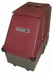 Minuteman - 20" Cleaning Width, 105" Water Lift, Walk Behind Carpet Extractor - 100 CFM Air Flow, 2 hp, 25 Gal Tank Capacity, 25 Gal Tank Recovery Capacity, 100 Pump psi - Makers Industrial Supply