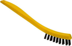 Rubbermaid - 0.6" Bristle Length, Polypropylene Scrub Brush - 8-1/2" OAL, Black, Plastic Block - Makers Industrial Supply