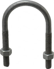 Cooper Crouse-Hinds - Malleable Iron Rigid U-Bolts - 1-1/4" Rigid, Electrogalvanized Finish - Makers Industrial Supply