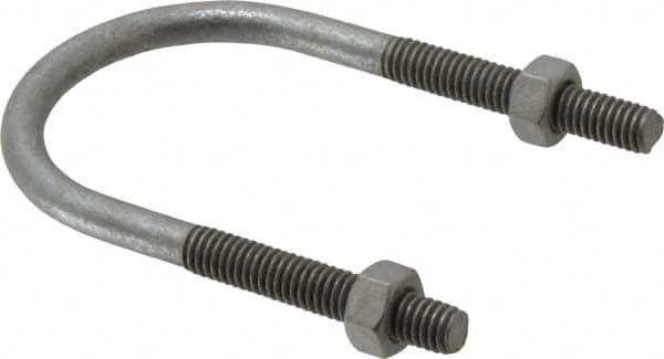 Cooper Crouse-Hinds - Malleable Iron Rigid U-Bolts - 1-1/2" Rigid, Electrogalvanized Finish - Makers Industrial Supply