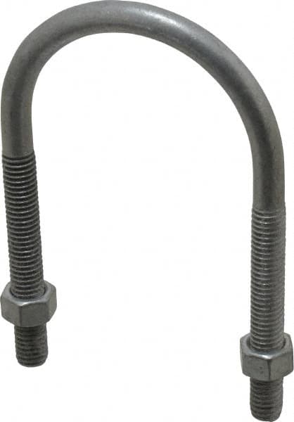 Cooper Crouse-Hinds - Malleable Iron Rigid U-Bolts - 2" Rigid, Electrogalvanized Finish - Makers Industrial Supply