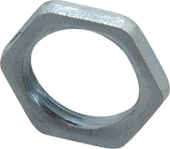 Cooper Crouse-Hinds - 3/8" Trade, Steel Threaded Rigid/Intermediate (IMC) Conduit Locknut - Noninsulated - Makers Industrial Supply