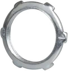 Cooper Crouse-Hinds - 1" Trade, Steel Threaded Rigid/Intermediate (IMC) Conduit Locknut - Noninsulated - Makers Industrial Supply