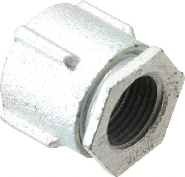 Cooper Crouse-Hinds - 1/2" Trade, Malleable Iron Threaded Rigid/Intermediate (IMC) Conduit Coupling - Noninsulated - Makers Industrial Supply