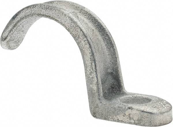 Cooper Crouse-Hinds - 1-1/4" Pipe, Malleable Iron, Conduit Clamp - 1 Mounting Hole - Makers Industrial Supply