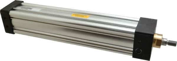 Parker - 10" Stroke x 2" Bore Double Acting Air Cylinder - 3/8 Port, 7/16-20 Rod Thread, 250 Max psi, -10 to 165°F - Makers Industrial Supply