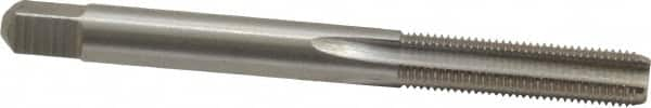 Interstate - #12-40 UNS 3B 4 Flute Bright Finish High Speed Steel Straight Flute Standard Hand Tap - Bottoming, Right Hand Thread, 2-3/8" OAL, H2 Limit, Oversize - Exact Industrial Supply