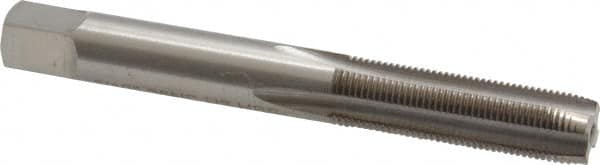 Interstate - 5/16-36 UNS 4 Flute Bright Finish High Speed Steel Straight Flute Standard Hand Tap - Plug, Right Hand Thread, 2-23/32" OAL, H3 Limit, Oversize - Exact Industrial Supply