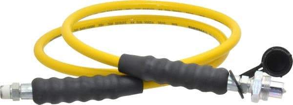 Enerpac - 1/4" Inside Diam x 3/8 NPT 6' Hydraulic Pump Hose - 10,000 psi, CH-604 Opposite End, Thermoplastic - Makers Industrial Supply