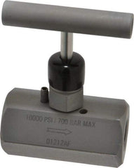 Enerpac - 3/8-18 Inlet Hydraulic Control Valve - 10,000 psi, 3-1/2" High x 1.87" Wide x 2.38" Long - Makers Industrial Supply