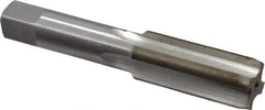 Interstate - 13/16-32 UNS 3B 4 Flute Bright Finish High Speed Steel Straight Flute Standard Hand Tap - Plug, Right Hand Thread, 4-15/32" OAL, H4 Limit, Oversize - Exact Industrial Supply