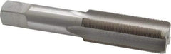 Interstate - 7/8-24 UNS 3B 4 Flute Bright Finish High Speed Steel Straight Flute Standard Hand Tap - Bottoming, Right Hand Thread, 4-11/16" OAL, H4 Limit, Oversize - Exact Industrial Supply