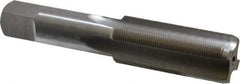 Interstate - 1-20 UNEF 3B 4 Flute Bright Finish High Speed Steel Straight Flute Standard Hand Tap - Bottoming, Right Hand Thread, 5-1/8" OAL, H4 Limit, Oversize - Exact Industrial Supply