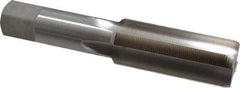 Interstate - 1-24 UNS 3B 4 Flute Bright Finish High Speed Steel Straight Flute Standard Hand Tap - Bottoming, Right Hand Thread, 5-1/8" OAL, H4 Limit, Oversize - Exact Industrial Supply