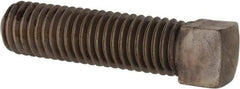 Value Collection - 9/16-12 UNC, 2" Length Under Head, Cup Point Set Screw - Grade 2 Alloy Steel - Makers Industrial Supply