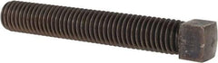 Value Collection - 9/16-12 UNC, 3-1/2" Length Under Head, Cup Point Set Screw - Grade 2 Alloy Steel - Makers Industrial Supply