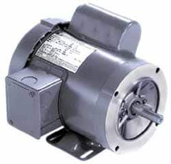 Marathon Electric - 1/3 Max hp, 1,725 Max RPM, Electric AC DC Motor - 115/208-230 V Input, Single Phase, 56C Frame, 0.62" Shaft Diam - Makers Industrial Supply