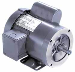 Marathon Electric - 1 Max hp, 3,450 Max RPM, Electric AC DC Motor - 115/208-230 V Input, Single Phase, 56C Frame, 0.62" Shaft Diam - Makers Industrial Supply