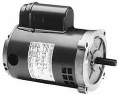 Marathon Electric - 1 Max hp, 3,450 Max RPM, Electric AC DC Motor - 115/208-230 V Input, Single Phase, 56C Frame, 0.62" Shaft Diam - Makers Industrial Supply