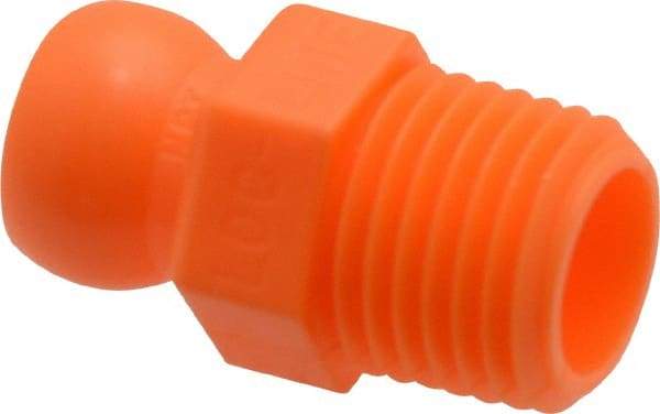 Loc-Line - 50 Piece, 1/4" Hose ID, Male to Female Coolant Hose Connector - 1/4" NPT, For Loc-Line Modular Hose Systems - Makers Industrial Supply