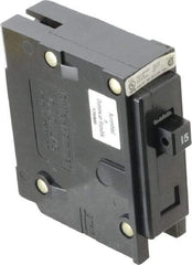 Eaton Cutler-Hammer - 15 Amp, 120/240 VAC, 24 VDC, 48 VDC, 80 VDC, 1 Pole, Plug In Miniature Circuit Breaker - Thermal Magnetic Trip, 14-4 AWG, 2-3/8 Inch Deep x 2-15/16 Inch High x 1 Inch Wide - Makers Industrial Supply