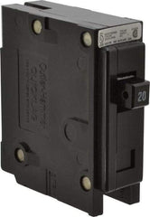 Eaton Cutler-Hammer - 20 Amp, 120/240 VAC, 24 VDC, 48 VDC, 80 VDC, 1 Pole, Plug In Miniature Circuit Breaker - Thermal Magnetic Trip, 14-4 AWG, 2-3/8 Inch Deep x 2-15/16 Inch High x 1 Inch Wide - Makers Industrial Supply