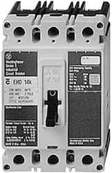 Eaton Cutler-Hammer - 225 Amp, 125 VDC, 240 VAC, 3 Pole, Molded Case Circuit Breaker - Thermal Magnetic Trip, 100 kA at 240 VAC Breaking Capacity, 4-4/0 AWG, 3-3/8 Inch Deep x 6 Inch High x 4-1/8 Inch Wide - Makers Industrial Supply