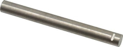 Eclipse - 3" Long x 19/64" Diam, Alnico Round Bar Magnet - Notched, 1,022°Fahrenheit Max Operating Temp - Makers Industrial Supply